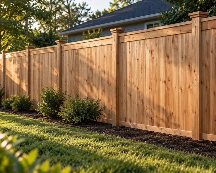 Wood Fences by Sturdy Fence & Deck